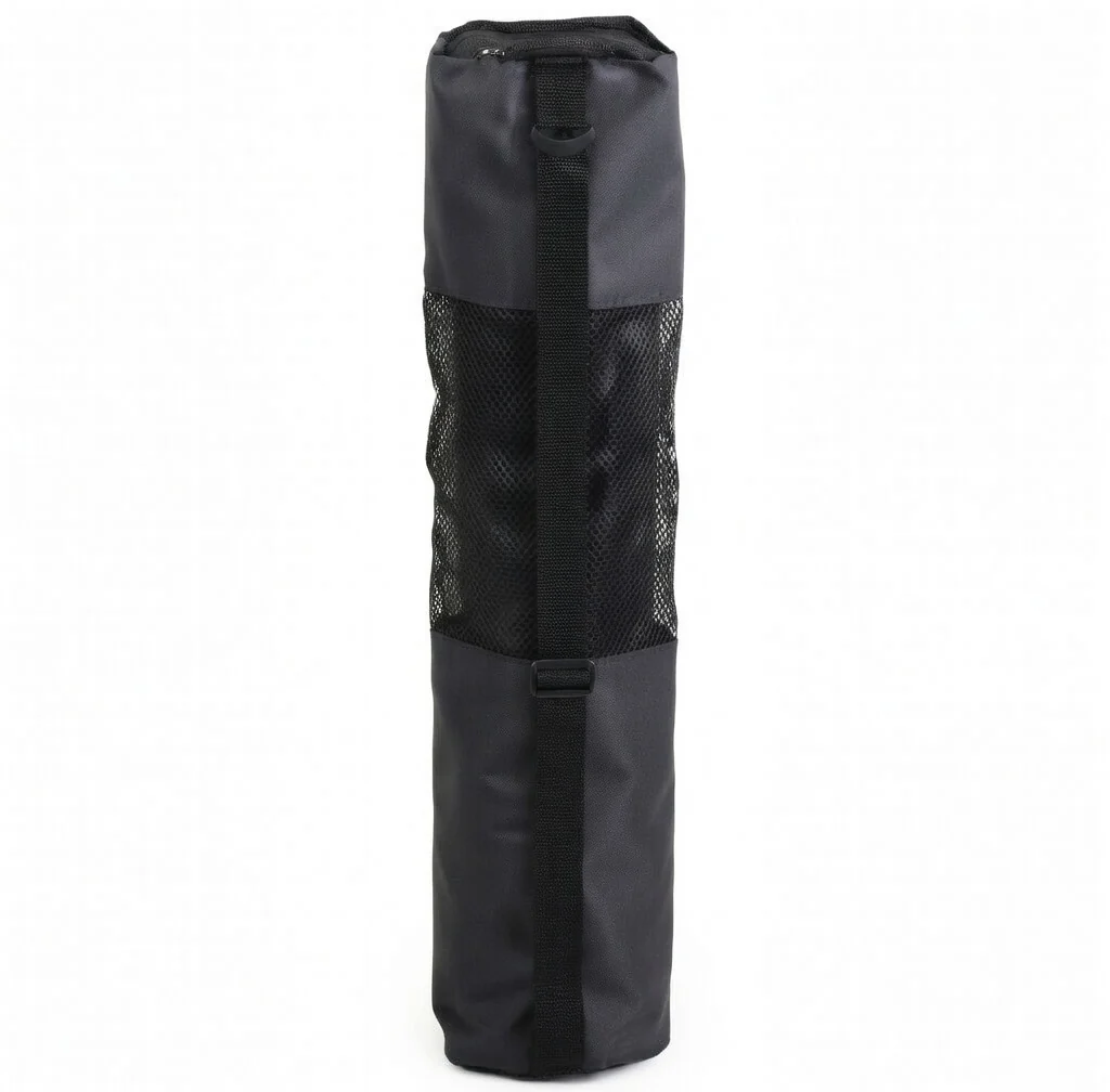 Large Nylon Zippered Yoga Mat Bag